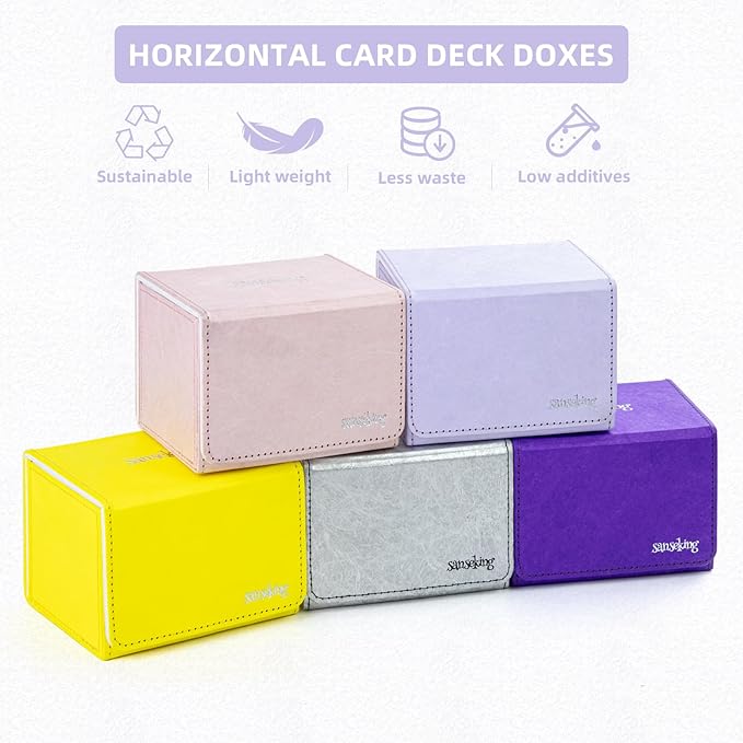 Magic Card Deck Box for MTG Single Deck Card Box fits 100+ TCG Sleeved Cards - Image 6