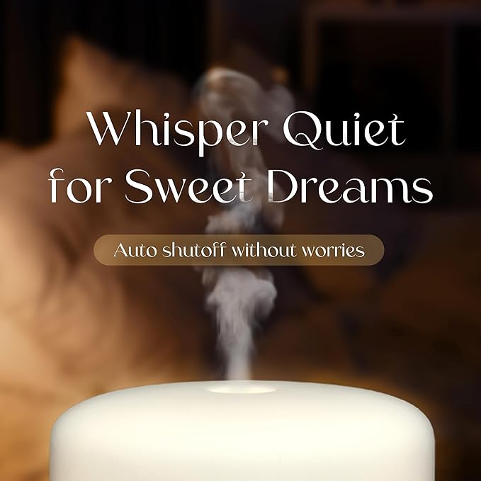 Earnest Living Essential Oil Diffuser White Ceramic Diffuser 100 ml Timers - Image 4