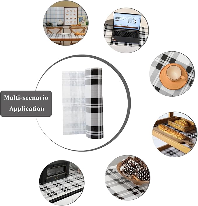 Drawer Shelf Liner for Kitchen Cabinets, Non Adhesive Slip Resistant Shelf - Image 6
