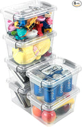 Plastic Storage Bins 7 Quart-Storage Organizer Bins by EasyCozyHomey