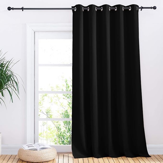 NICETOWN Blackout Curtain for Sliding Door, Patio Door Curtains, Thermal - Image 2
