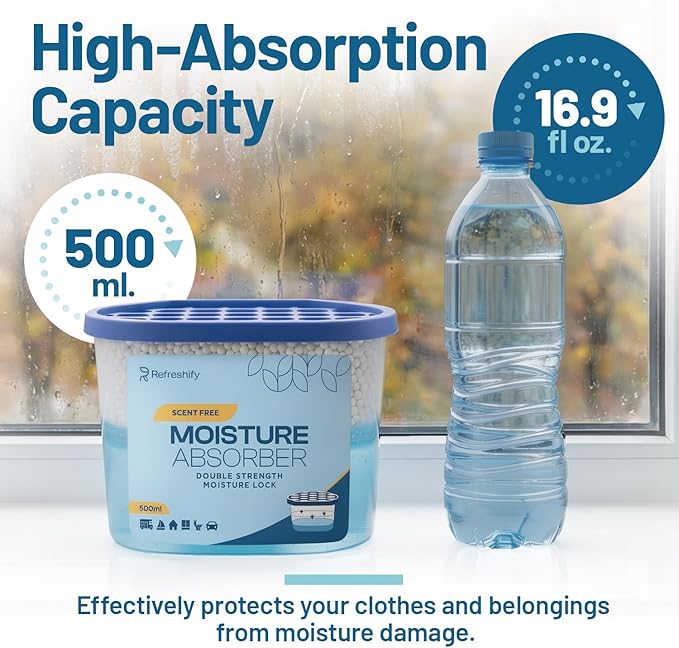 Premium Moisture Absorbers and Dehumidifier Tubs – High-Efficiency Closet - Image 5