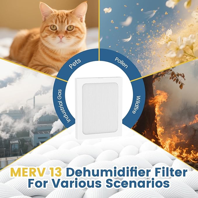 9 x 11 x 1 MERV 13 Replacement Dehumidifier Filter Compatible - Image 8
