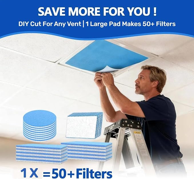 Air Vent Filters, MERV 8 Electrostatic Air Vent Filter - Image 4