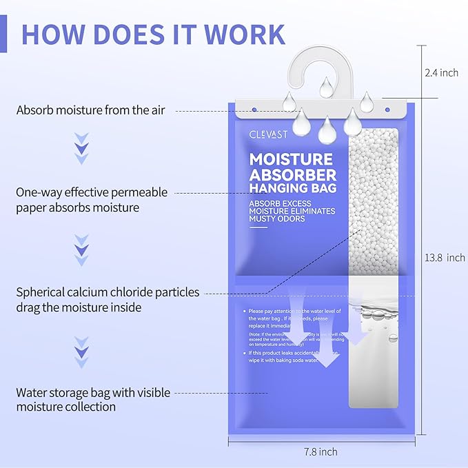 CLEVAST Moisture Absorbers Packets - Image 5