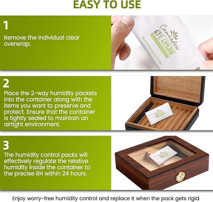 Guitar Humidity Control Packs – 49% RH, 67g Two-Way Moisture Balance - Image 7