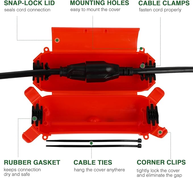 Flemoon Outdoor Extension Cord Safety Cover - Image 2