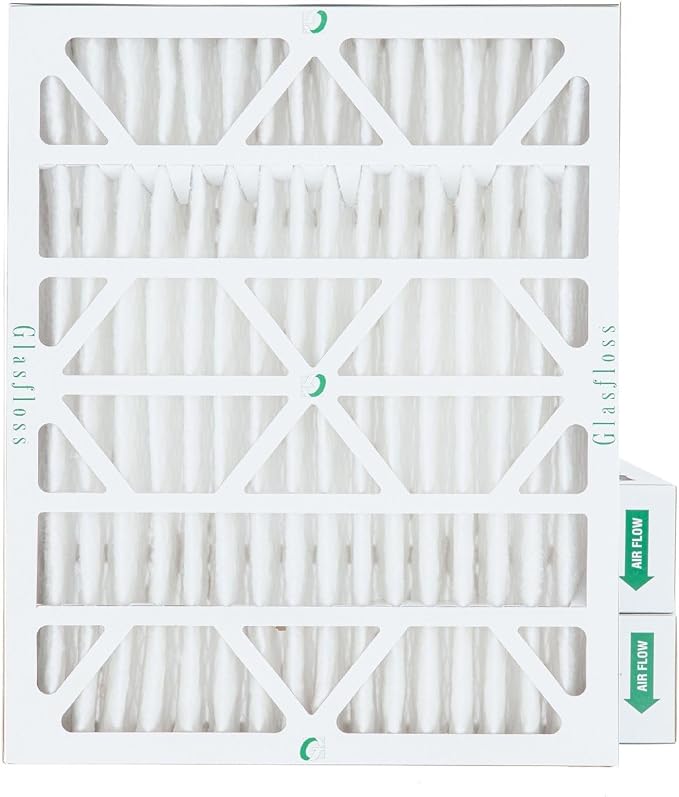 Glasfloss ZL 20x25x4 MERV 10 Pleated 4" Inch Air Filters by Glasfloss