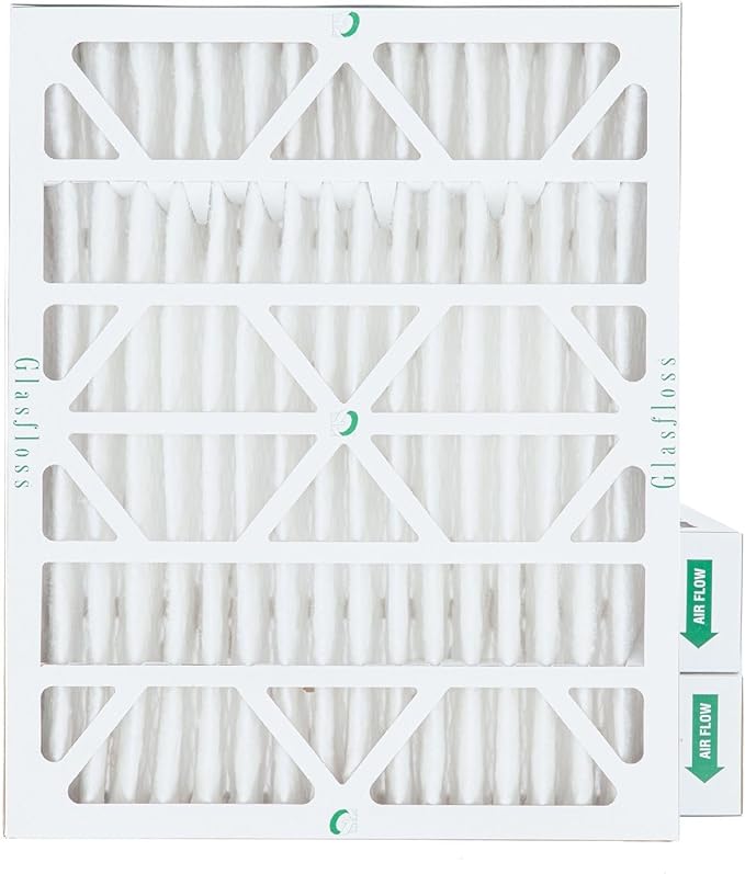 Glasfloss 16x20x4 MERV 10 4" Inch Pleated Air Filters Box of 3. Actual Size: by Glasfloss