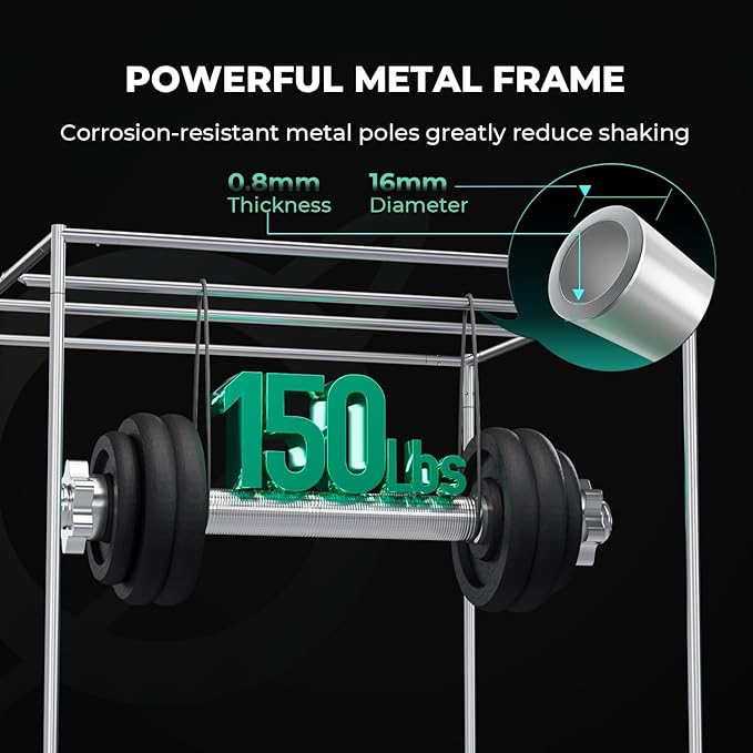 MARS HYDRO 4x4 Grow Tent Pro, Larger Observation Window, Controller & Socket - Image 7