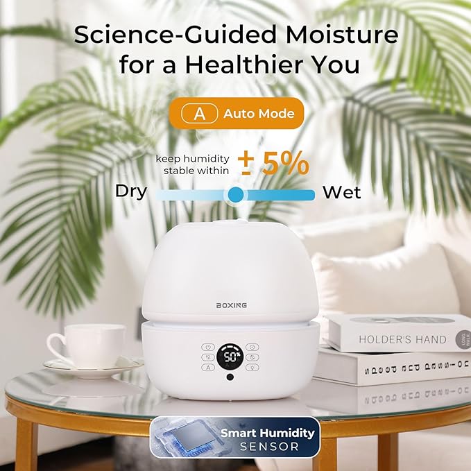 BOXING Top Fill Humidifiers for Bedroom Baby - Image 2