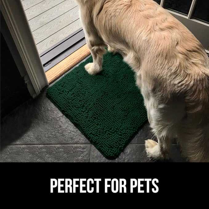 GORILLA GRIP SOAKSTOPPER Dog Door Mat, 30x20 Machine Washable Rug Absorbent - Image 6