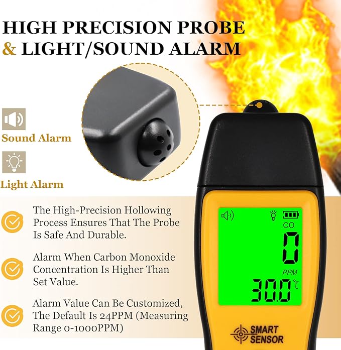 Carbon Monoxide Detectors, Portable CO Detector - Image 3