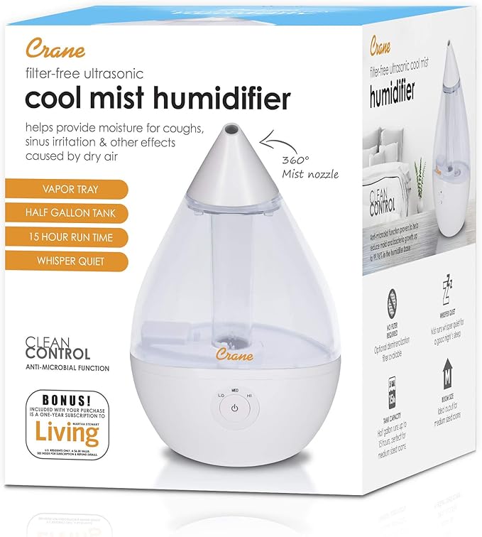 Crane Ultrasonic Teardrop Humidifier - Image 9
