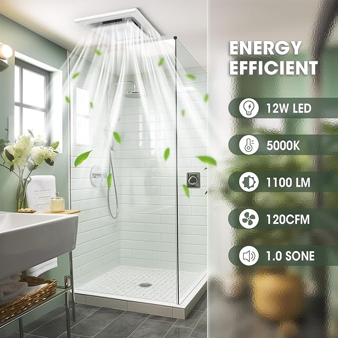 FASDUNT Bathroom Exhaust Fan - Image 2