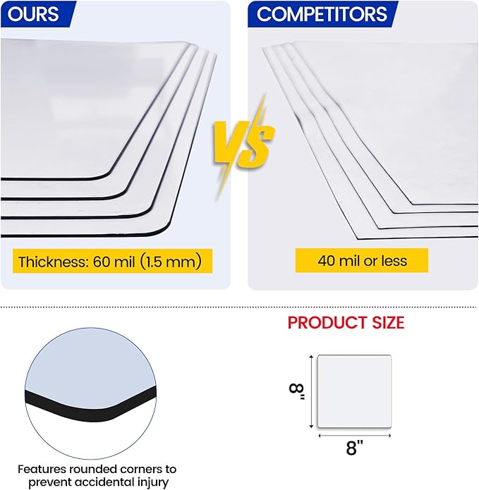 Square Magnetic Vent Covers, Extra Strong Magnets, Fits Steel Vents Only - Image 4