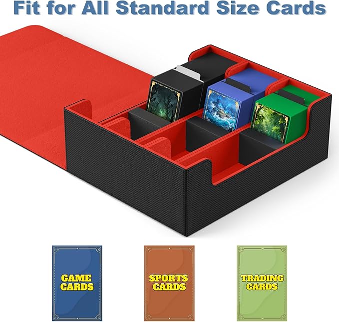 Mlikero Card Deck Case, 1800+ Trading Card Storage Box - Image 6