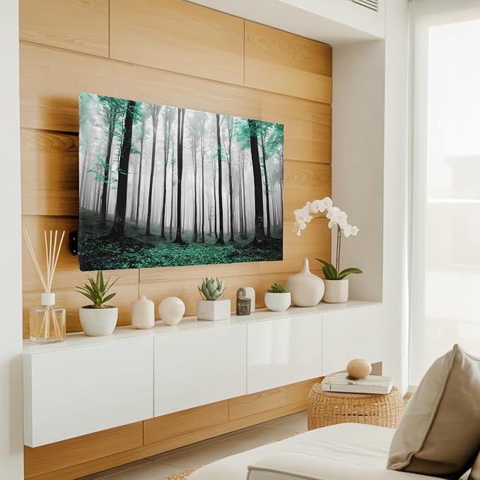 Thanksgiving Green Maple Trees Indoor TV Cover, Elastic TV Screen Protector - Image 3