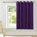 NICETOWN Bedroom Window Blackout Curtain Panel, Royal Purple, 1 Panel, 70 x 63 by NICETOWN