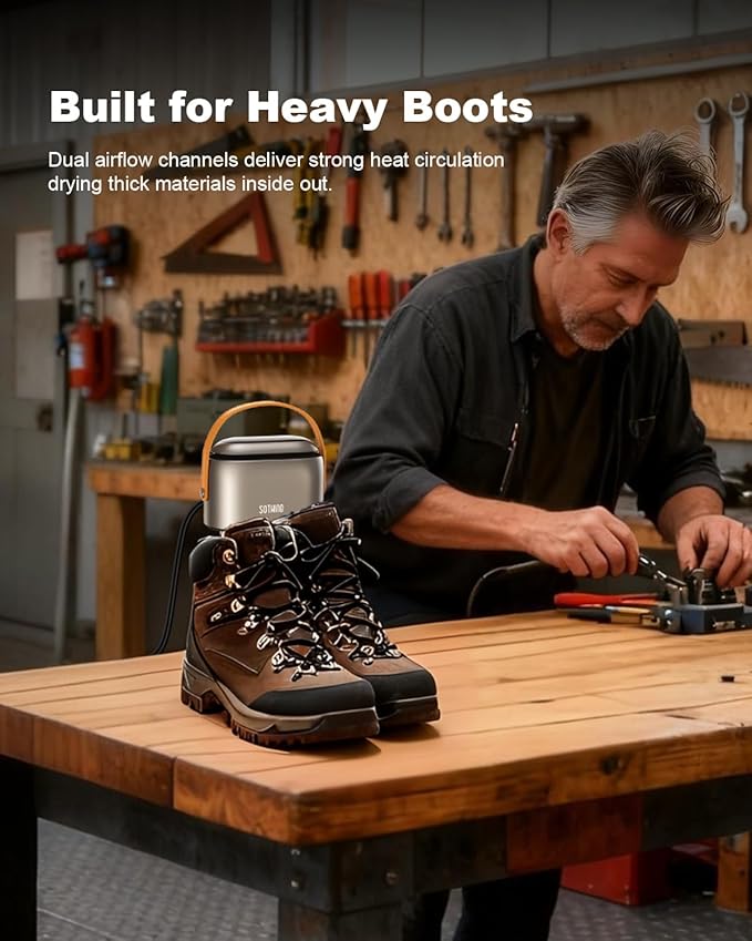 SOTHING Boot Dryer, Portable Shoe Dryer - Image 4
