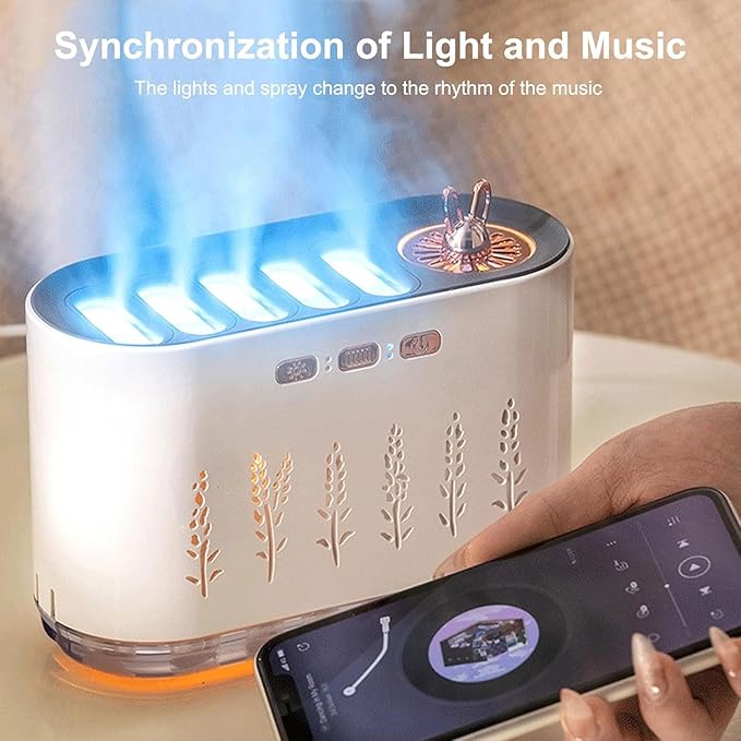 5 Nozzle Cool Mist Humidifier, Music-Sensing Humidifier Diffuser - Image 7