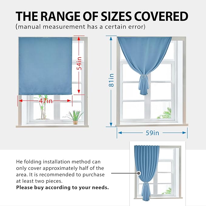 Magic Tape Stick on Portable Curtains - Image 3