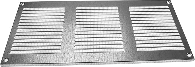 Vent Systems 12" x 6" Inch Scratch Resistant Galvanized Metal Vent Cover - Image 8