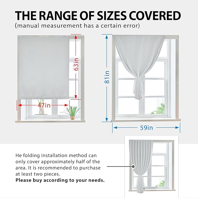 Magic Tape Stick on Portable Curtains - Image 3