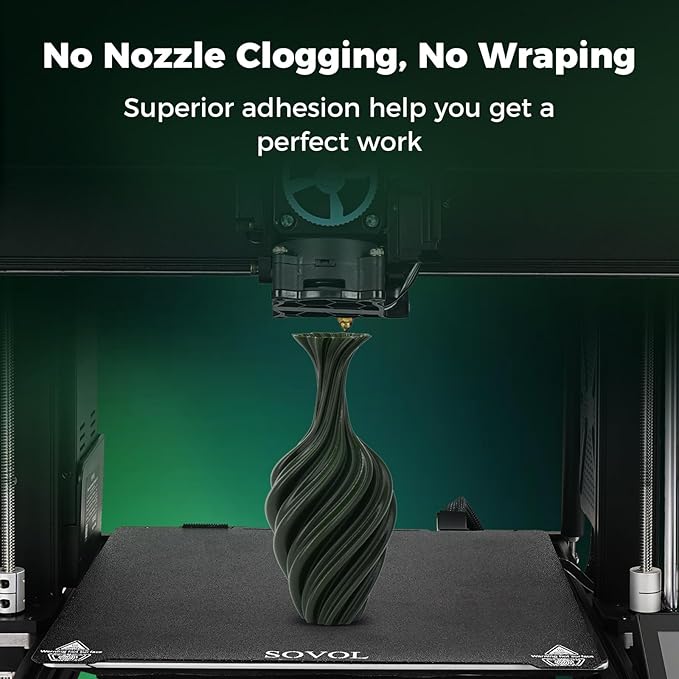 Sovol 3D Printer PETG Filament 1.75mm 1KG, High Precision, Strong Toughness - Image 4