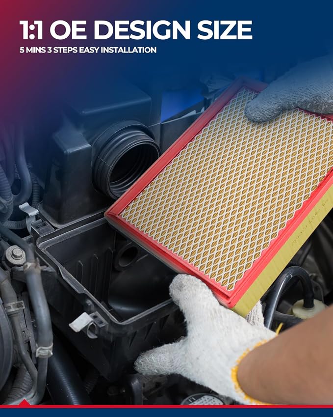 KAX Engine Air Filter, CA10835 Replacement - Image 7