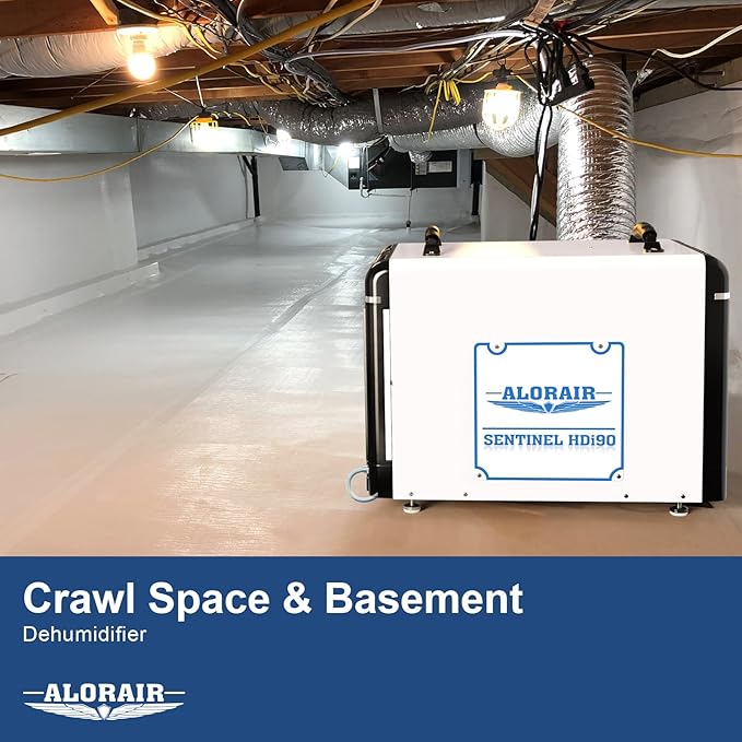 ALORAIR Basement/Crawlspace Dehumidifiers 198 PPD, 90 Pints, 5 Years Limited - Image 5