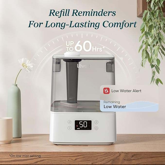 LEVOIT Humidifiers for Bedroom Large Room Home, Cool Mist Top Fill Essential - Image 6