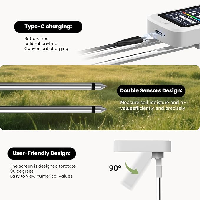 6-in-1 Soil Moisture Meter - Image 3