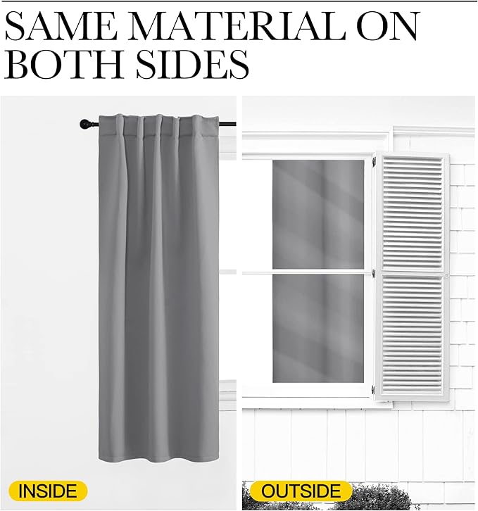 NICETOWN Living Room Darkening Curtains - Image 6