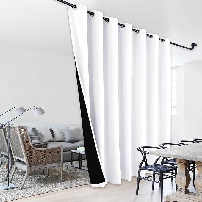 NICETOWN Sound Reducing Room Divider Curtain, Privacy Assured, Full Shading by NICETOWN