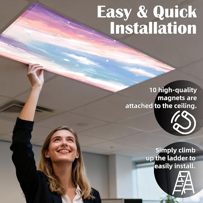 ANGSYLTH 8 Pcs Fluorescent Light Covers - Image 4