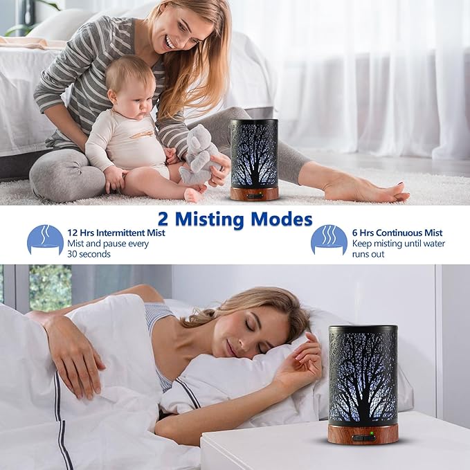 Oil Diffuser with Essential Oils Set – Aromatherapy Diffuser 150ml with 6 - Image 5