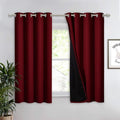 NICETOWN Kitchen Full Blackout Curtain Panel, Super Thick and Soft Insulated by NICETOWN