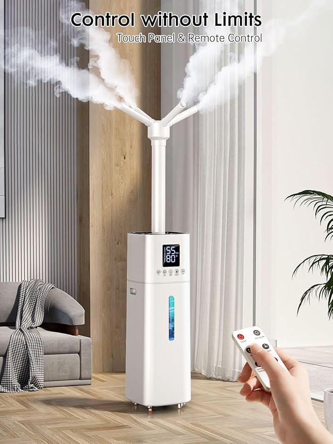 15L/4Gal Humidifier Large Room, 600mL/h Misting, 1200ft² Coverage, Auto - Image 6