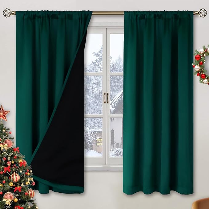 BGment Green 100% Blackout Curtains by BGment