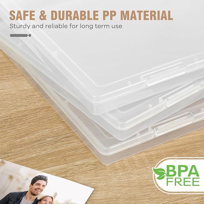 Photo Storage Box, 6 Pack Board Game Storage Containers - Image 5