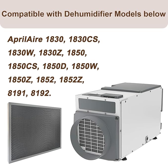 5443 MERV 8 Washable Dehumidifier Filter Compatible - Image 2