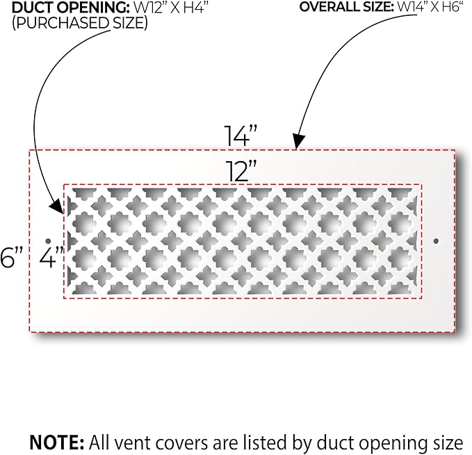 SABA Home Decor Air Vent Cover Grille - Image 2
