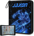 Custom Name Football Card Binder, Personalized Rugby 9 Pocket Trading Card by Joyousleap