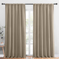 NICETOWN 2 Panels Blackout Curtains, Rod Pocket Thermal Insulated Drapess by NICETOWN