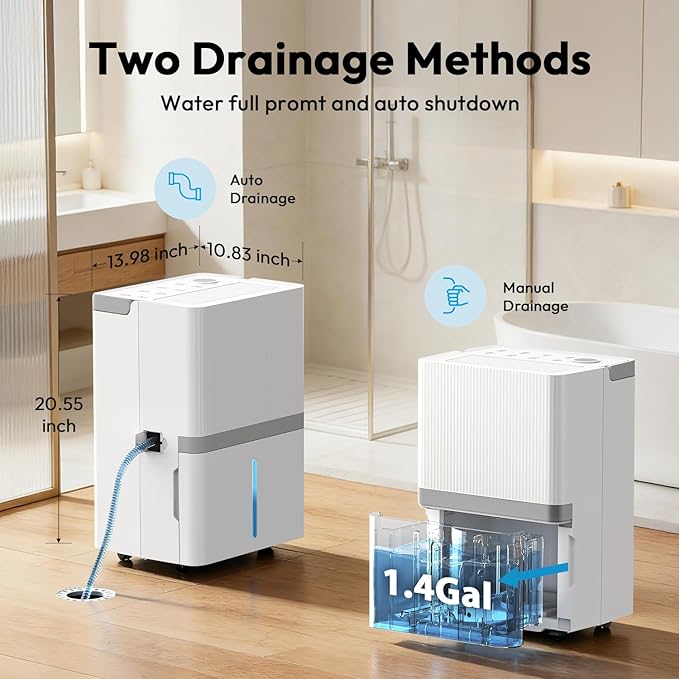 5000 Sq.Ft Dehumidifier for Basement and Home, 75 Pints Most Efficient Energy - Image 3