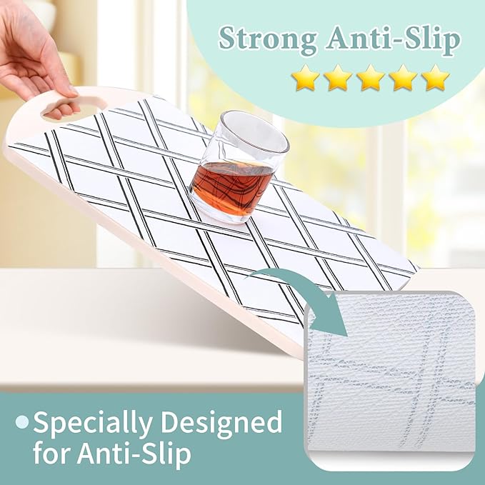 Drawer and Shelf Liner for Kitchen Cabinet: 12 in X 30 Ft Non Slip Waterproof - Image 2