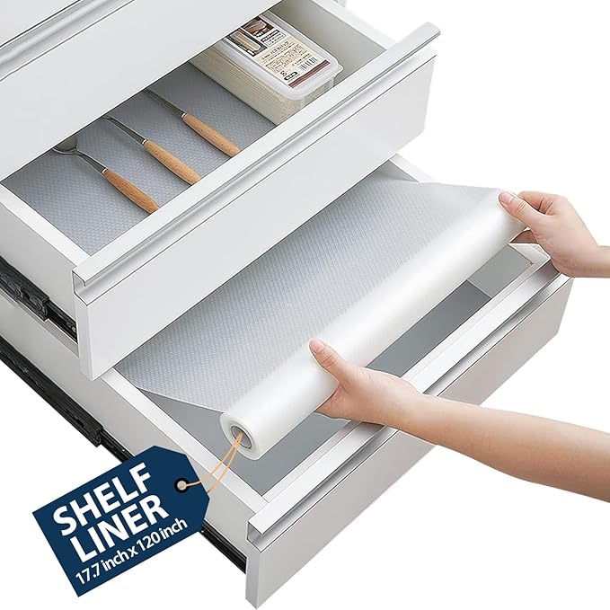 Shelf Liner Drawer Liner for Kitchen Cabinets Non-Adhesive by Linda’s Essentials - Image 9