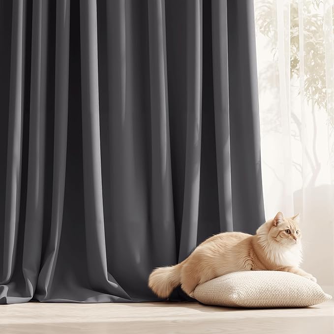 RYB HOME Patio Curtains Outdoor - Image 3