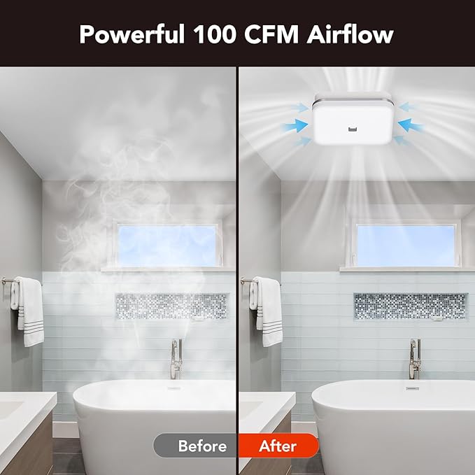 OREiN 2-in-1 Bathroom Exhaust Fan - Image 6